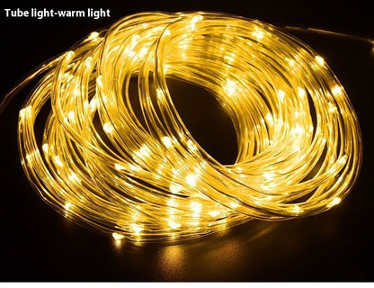 Solar Tube LED Outdoor Decoration Leather Tube Light Strip