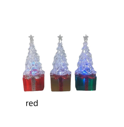 Colorful Acrylic Gift Christmas Tree Decorations