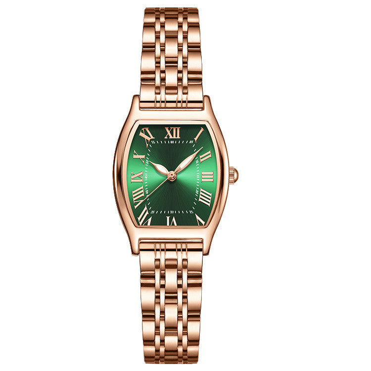 Women's Fashion Simple Rose Gold Steel Watch