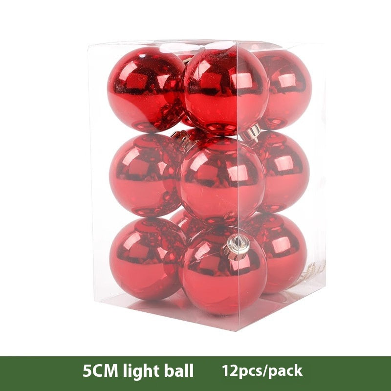 Christmas Decoration Atmosphere Pendant Red Ball