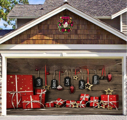 Christmas Background Fabric Garage Door Decoration Holiday Party Banner Amazon Tapestry