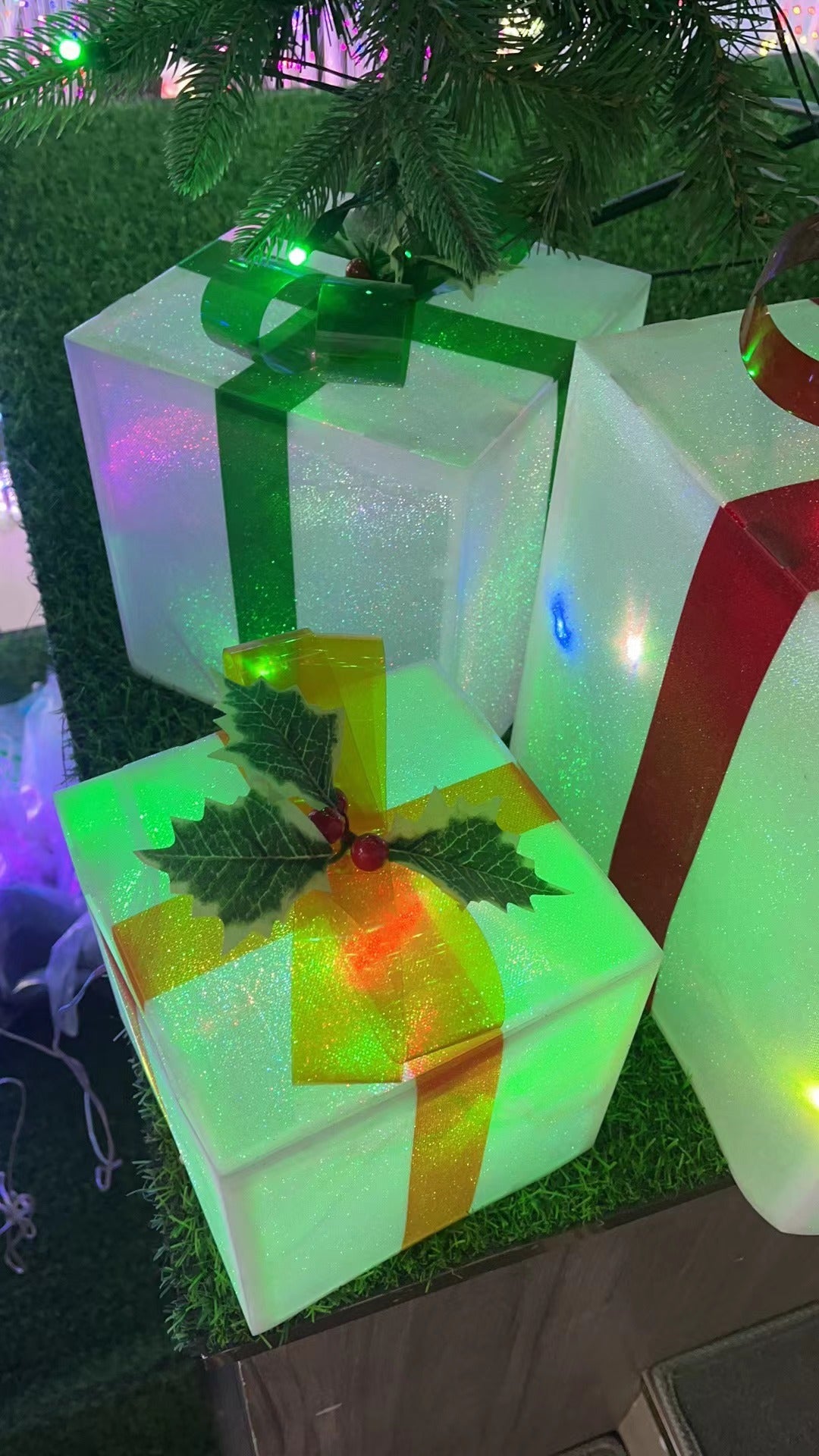 Christmas Gift Box Light Magic Color RGB Color Changing