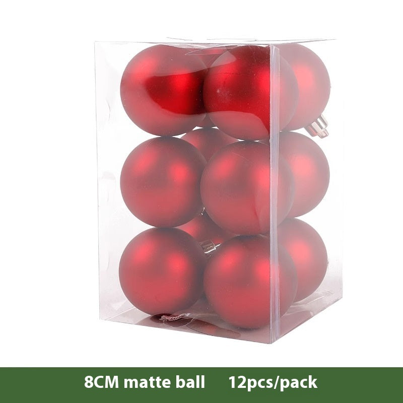 Christmas Decoration Atmosphere Pendant Red Ball