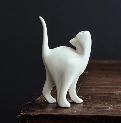 Simple Modern Home Decoration Ceramic Cute Kitten