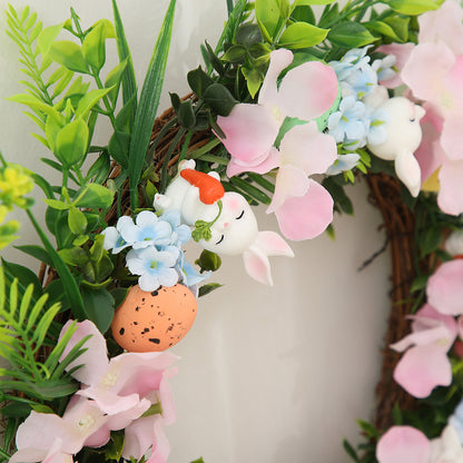 Carrot Standing Rabbit Garland Easter Christmas Decorations