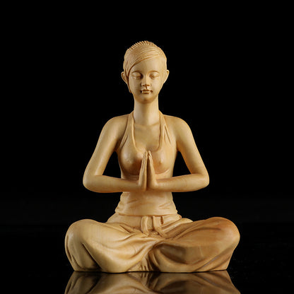 Sculpture en buis, accessoires pour la maison, ornements de Studio de Yoga