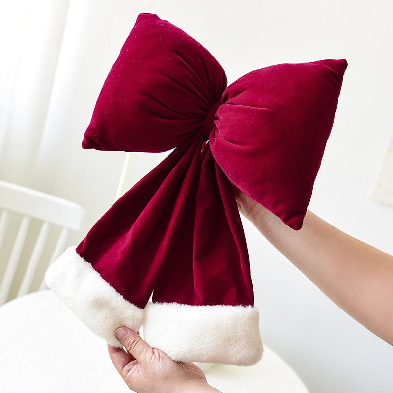 Christmas Large Lint Bowknot Three-dimensional Decorations