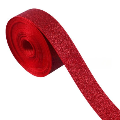 22mm Poudre De Poudre Couleur Unie Bricolage Bande Côtelée Ceinture En Polyester Accessoires De Vêtements