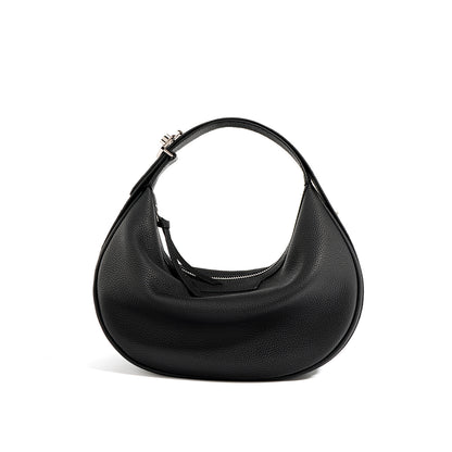 Women's Fashion Simple Top Layer Cowhide Leather Single-shoulder Bag