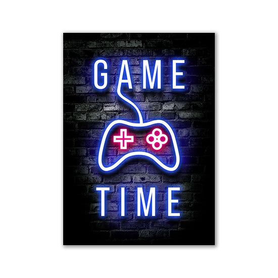 Nordic Neon Advertising Game Canvas Core