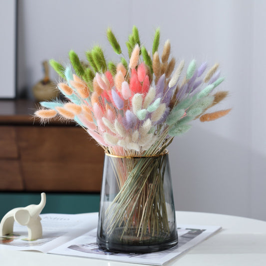 Home Decoration Ornaments - Rabbit Tail Grass Dried Flower Bouquet