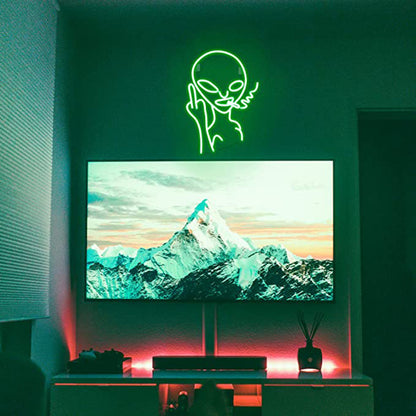 DIY Decorative Lamp Room Bedroom Alien Led Acrylic Neon Lamp