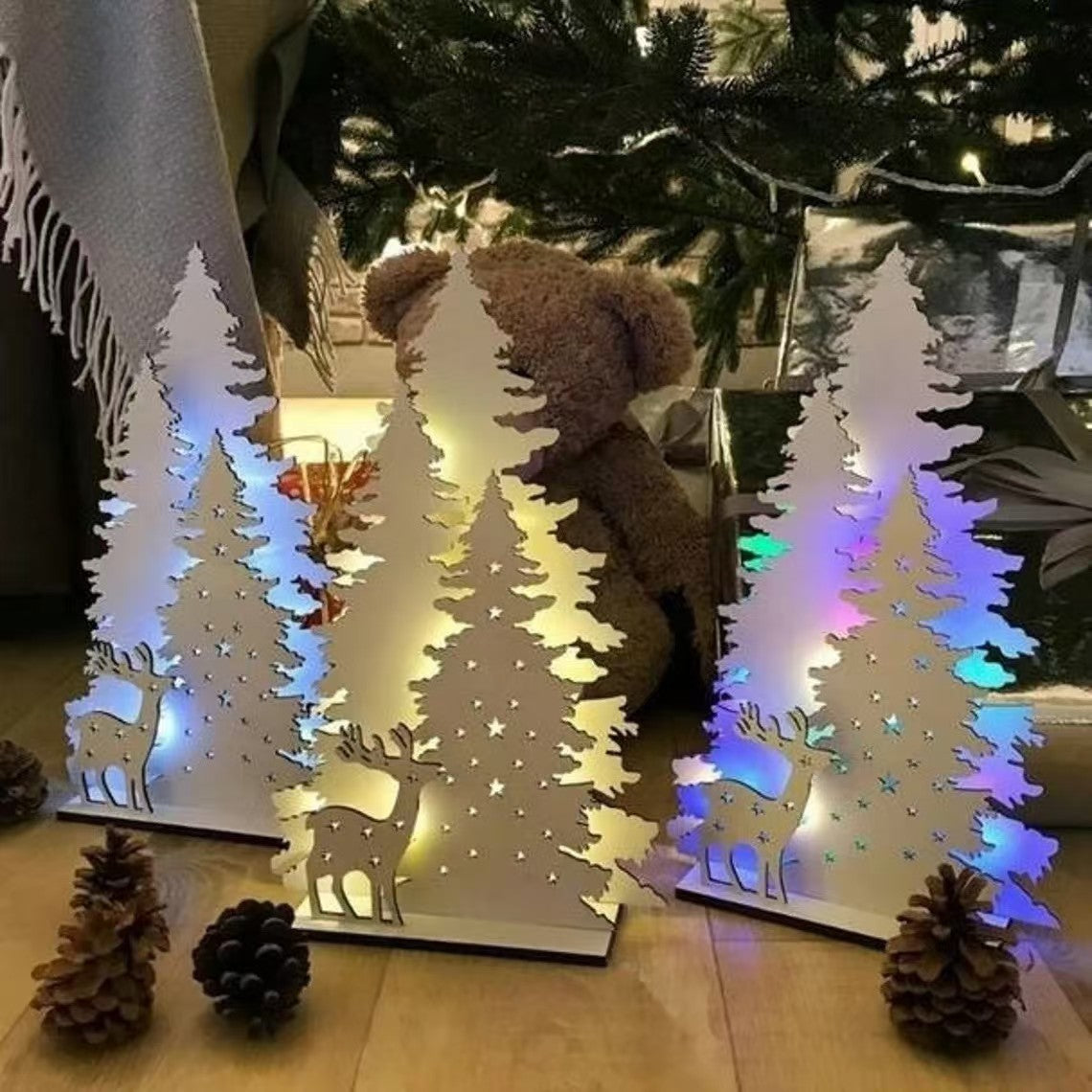 Creative Christmas Decorative Wooden Crafts