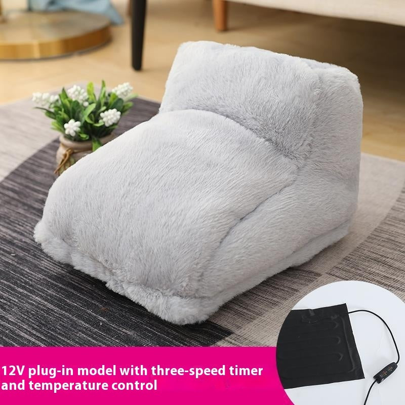 Plug-in High-top Rabbit Fur Hot Water Bag Foot Warmer