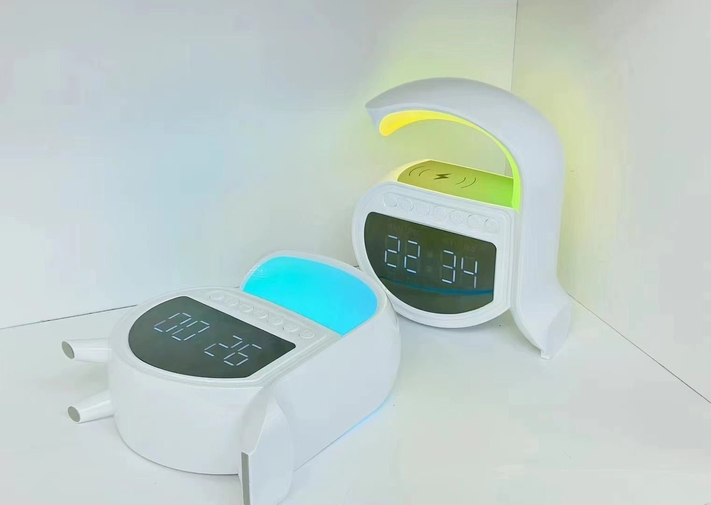 Wireless Charging Bluetooth Speaker Colorful Ambience Light