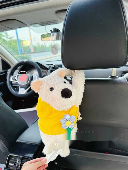 Car Hanging Tissue Box Plush Doll Decoration