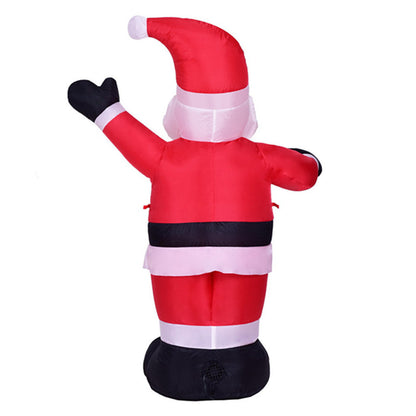 Inflatable Doll Night Light Merry Christmas Outdoor Santa Claus New Year Decoration Garden Soldier Toys Arrangement Props