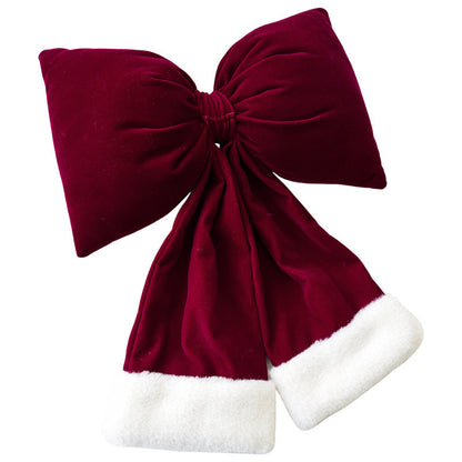 Christmas Large Lint Bowknot Three-dimensional Decorations