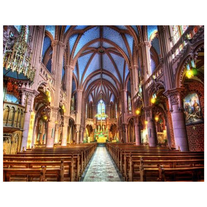 5D Diamond Painting Hanging Painting Notre Dame De Paris Scenery Diy