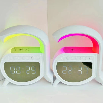 Wireless Charging Bluetooth Speaker Colorful Ambience Light