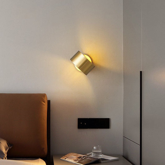 Simple And Light Luxury Living Room Copper Wall Lamp