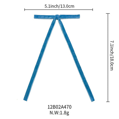 Lot de 12 bandes de velours avec nœud et décoration pour sapin de Noël