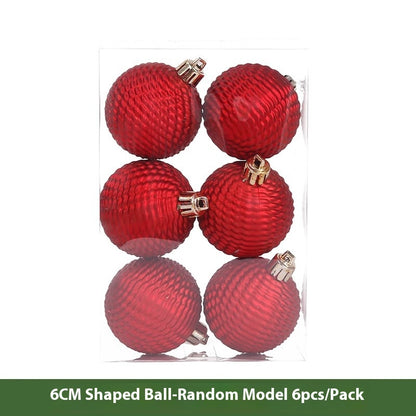 Christmas Decoration Atmosphere Pendant Red Ball