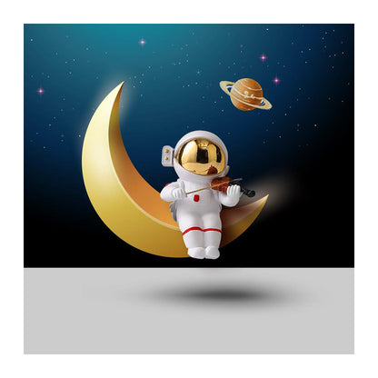 Space Travel Astronaut Canvas Painting Poster