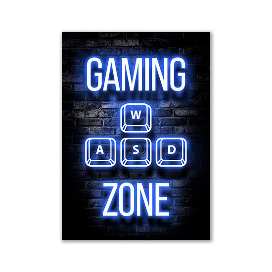 Nordic Neon Advertising Game Canvas Core