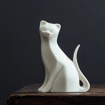 Simple Modern Home Decoration Ceramic Cute Kitten