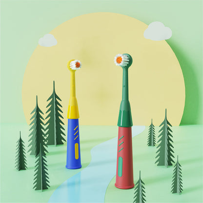 Brosse à dents pour enfants 2 pièces Arbre de Noël de dessin animé