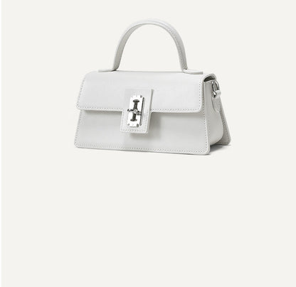 Petit sac en cuir véritable assorti à la mode pour femmes