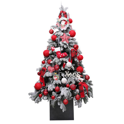 Paquet de décoration d'arbre de Noël de neige de 1,5 M pour la maison