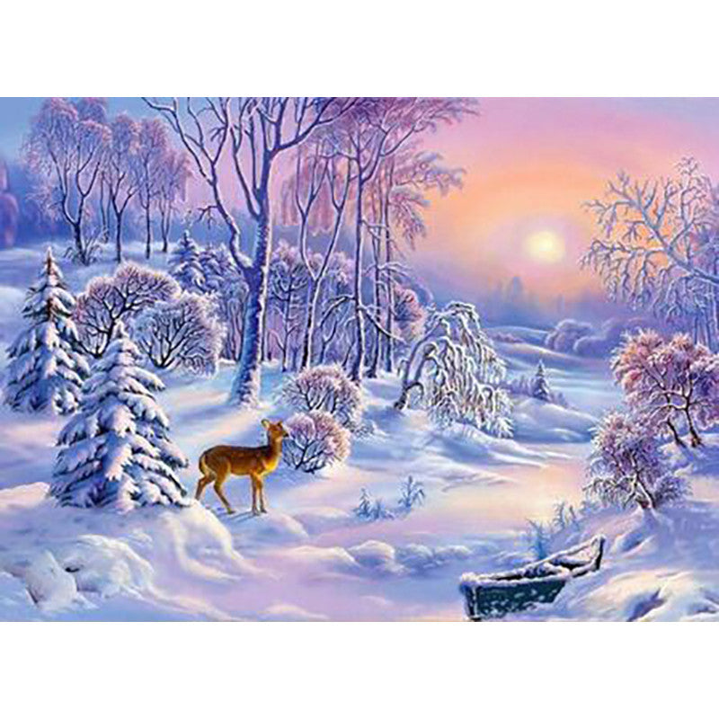 Cross-stitch Embroidery Kit, Brand New 5d DIY Art Landscape