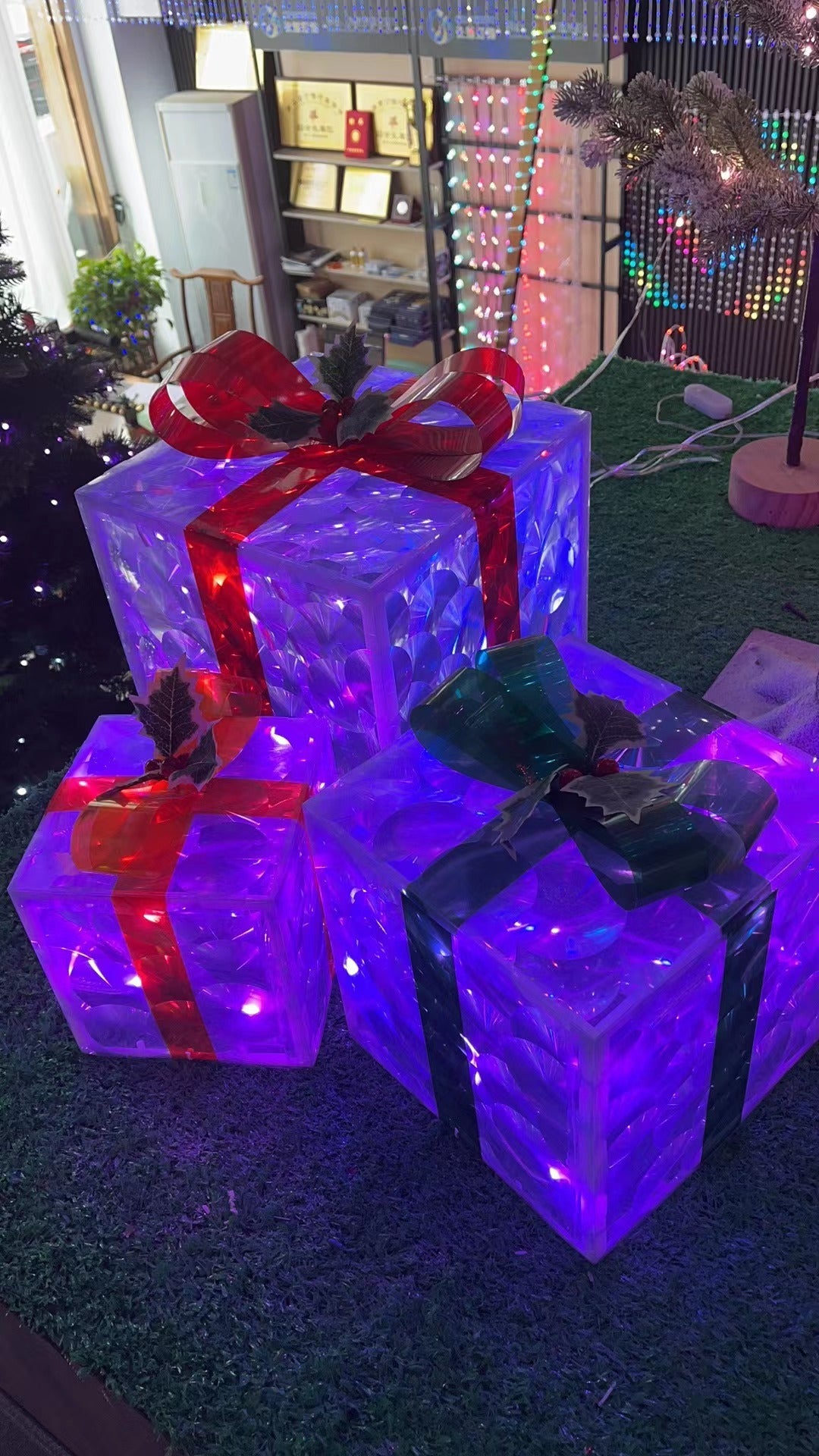 Christmas Gift Box Light Magic Color RGB Color Changing