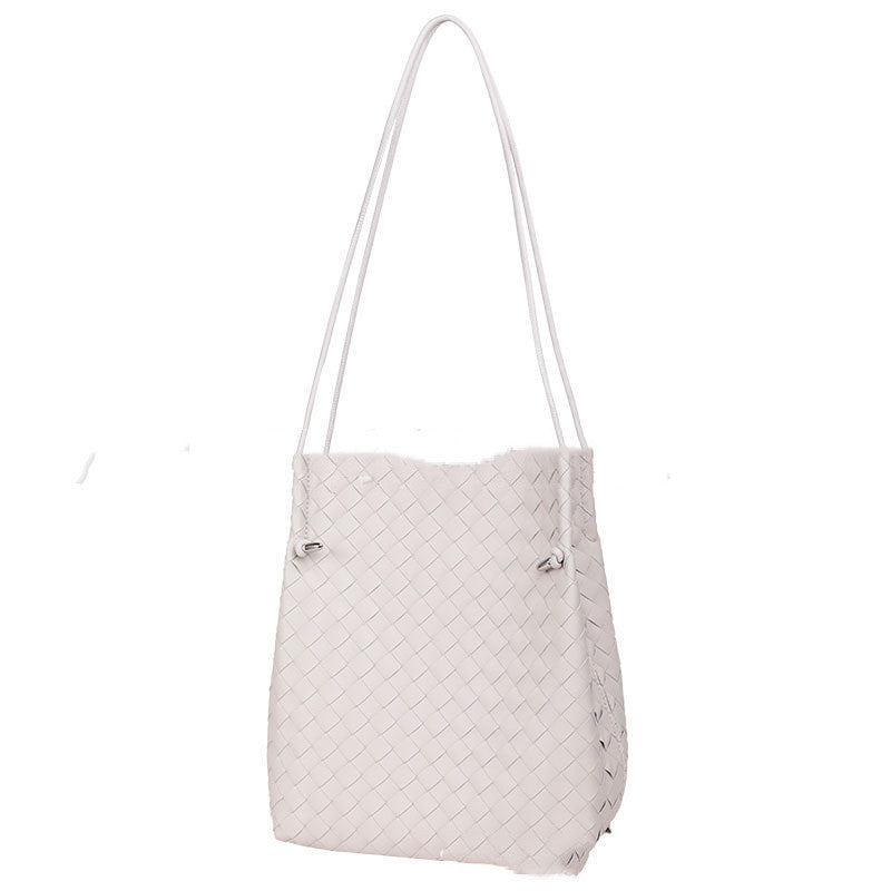 Bolso de mano tejido a mano de gran capacidad a la moda para mujer