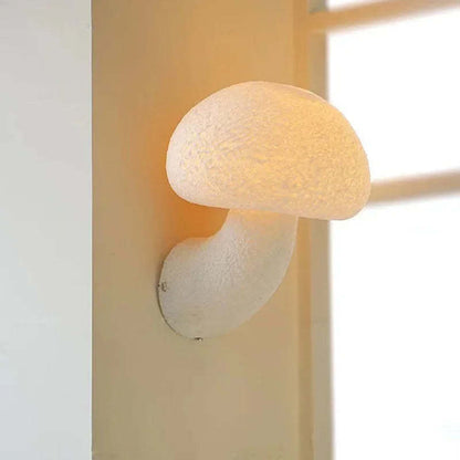 Cream Mushroom Wall Lamp Outdoor Bedroom Aisle Light